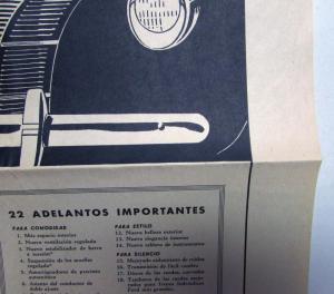1940 Ford V8 Sedan The New Ford Automobiles Ad Proof Spanish Text Original