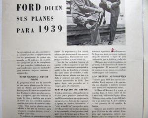 1939 Ford Truck Stake Delivery Dealers Are In The Lead Ad Proofs Spanish Text