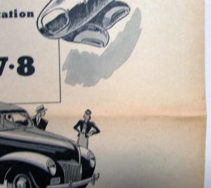 1939 Ford V8 Sedan Your Invitation To Drive A Ford Ad Proofs Original