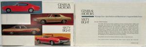 1968 General Motors GM Shareholders Brochure and Specs/Pricing Folder