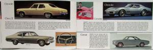 1968 General Motors Shareholders Brochure Specs/Pricing Chevrolet Pontiac Buick