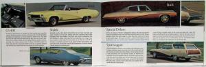 1968 General Motors Shareholders Brochure Specs/Pricing Chevrolet Pontiac Buick