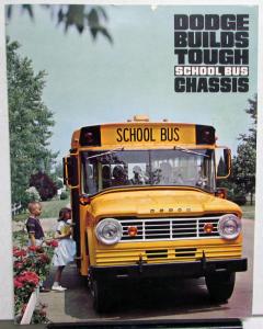 1966 Dodge School Bus Chassis Dealer Sales Brochure REV