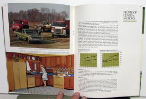 1968 General Motors GM Annual Report with Auto Industry Case Study