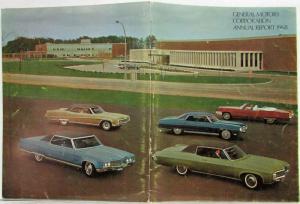 1968 General Motors GM Annual Report with Auto Industry Case Study