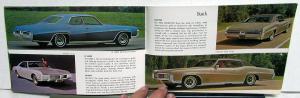 1969 General Motors GM Shareholders Brochure Camaro Corvette GTO Firebird 442 GS