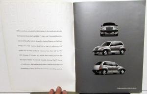 2001 Chrysler PT Cruiser Original Color Sales Brochure