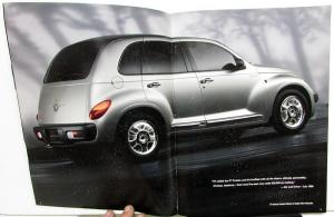 2001 Chrysler PT Cruiser Original Color Sales Brochure