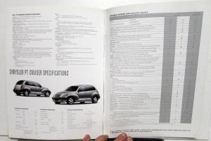2001 Chrysler PT Cruiser Original Color Sales Brochure