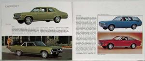 1971 General Motors Shareholders Brochure Specs/Pricing Chevrolet Pontiac Buick