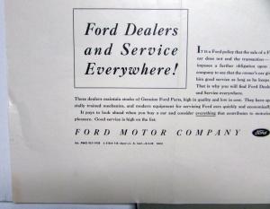 1939 Ford Economy Is A Ford Word Ad Proofs Original