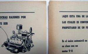 1939 Ford V8 Sedan Flathead Motor One Of The Many Reasons Ad Proofs Spanish Text