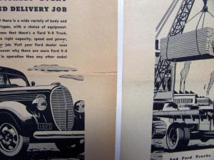 1939 Ford Trucks V8 For Practically Every Hauling & Delivery Job Ad Proofs