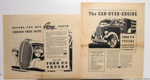 1939 Ford Trucks V8 Before You Buy Any Truck Ad Proofs Original