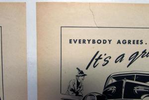 1939 Mercury 8 Passenger Car Features Its A Grand Car Ad Proof Original