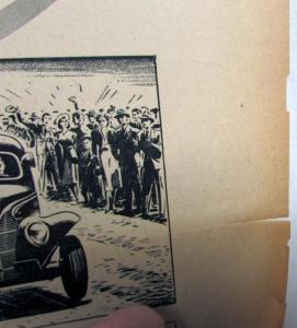 1939 Ford V8 Features First In Power Ad Proof Original