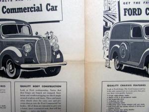 1939 Ford Commercial Car Features Know The Facts Ad Proofs Original