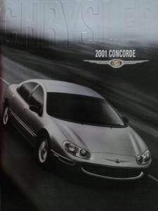 2001 Chrysler Concorde Original Color Sales Brochure