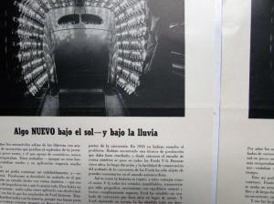 1938 Ford Something New Under The Sun Ad Proof Spanish Text Original
