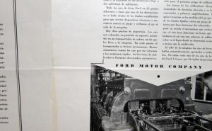1936 Ford The Only Machine Of Its Kind Original Ad Proof Spanish Text