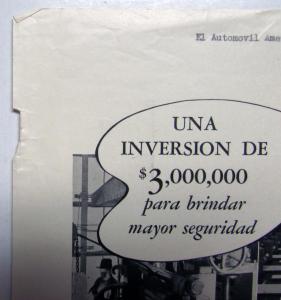 1936 Ford V8 An Investment Ad Proofs Original Spanish Text