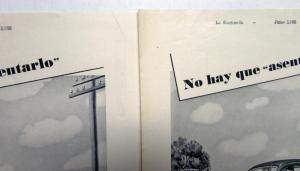 1936 Ford V8 You Dont Have To Settle Ad Proofs Original Spanish Text