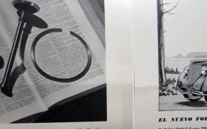 1936 Ford Sedan Characteristic Of Legitimate Ford Parts Ad Proof Orig Spanish