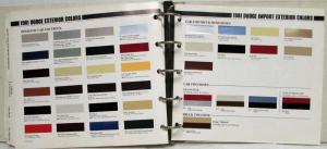 1981 Chrysler Plymouth Dodge Fleet Buyers Guide Binder - Cars and Trucks