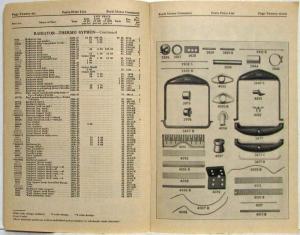 1927 Ford Model T Price List of Parts Orig Effect July 1 1927 For 1909 To1927