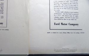 1935 Ford V8 Closes The Gap Between Low Price And Fine Performance Ad Proof Orig