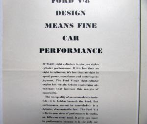 1935 Ford V8 We Want You To Have Service As Good As The Car Ad Proof Original