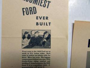 1935 Ford V8 Car Proof Thats Worth More Than A Hundred Claims Ad Proof Orig