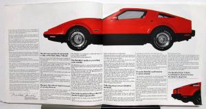 1974-75 Bricklin Safety Vehicle SV-1 Color Sales Brochure Large Poster Green Car