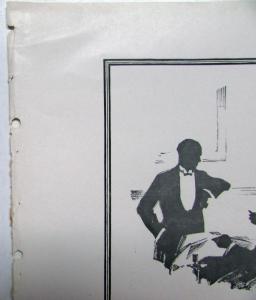 1924 Ford Overheard At Hart House Ad Proof Orig Canadian Edition