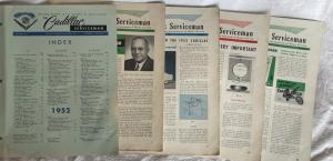 1952 The Cadillac Serviceman Dealer Technical Service Bulletins Set Of 12