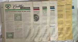 1955 The Cadillac Serviceman Dealer Technical Service Bulletins Set Of 12