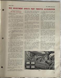 1955 The Cadillac Serviceman Dealer Technical Service Bulletins Set Of 12