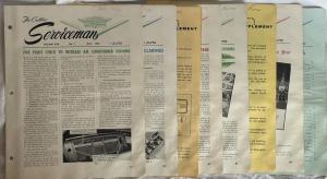1956 The Cadillac Serviceman Dealer Technical Service Bulletins Set Of 12