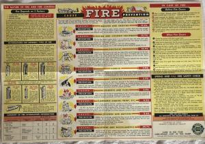 1956 Chevrolet Neighbors are Sure to Notice Sales Mailer with Fire Safety Info