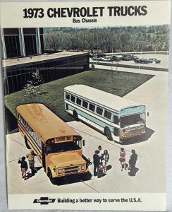 1973 Chevrolet Trucks Bus Chassis Series 60 and 80 Sales Brochure