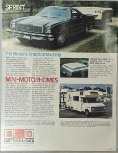 1977 GMC Recreational Vehicles Sales Brochure - Jimmy Suburban Mini-Motorhome