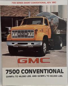 1977 GMC Conventional Trucks 7500 Series Sales Folder
