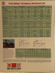 1977 GMC Conventional Trucks 7500 Series Sales Folder