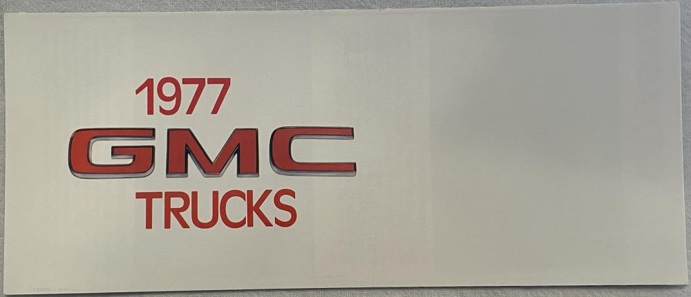 1977 GMC Trucks Full-Line Sales Folder