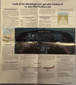 1977-1978 Cessna Citation I and Citation II Sales Folders/Posters