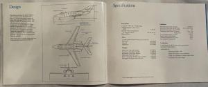 1977 Falcon 10 Jet Sales Brochure with Falcon 20 Jet Family Spec Sheet