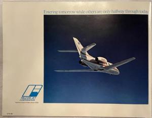 1977 Falcon 10 Jet Sales Brochure with Falcon 20 Jet Family Spec Sheet