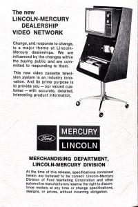 1973 Mercury Marquis Small Sales Folder