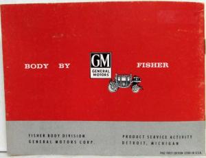 1962 General Motors GM Convertible Top Operation Care Owners Manual