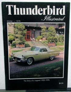 1974-1976 Thunderbird Illustrated Magazine Set of 8 History Information Stories